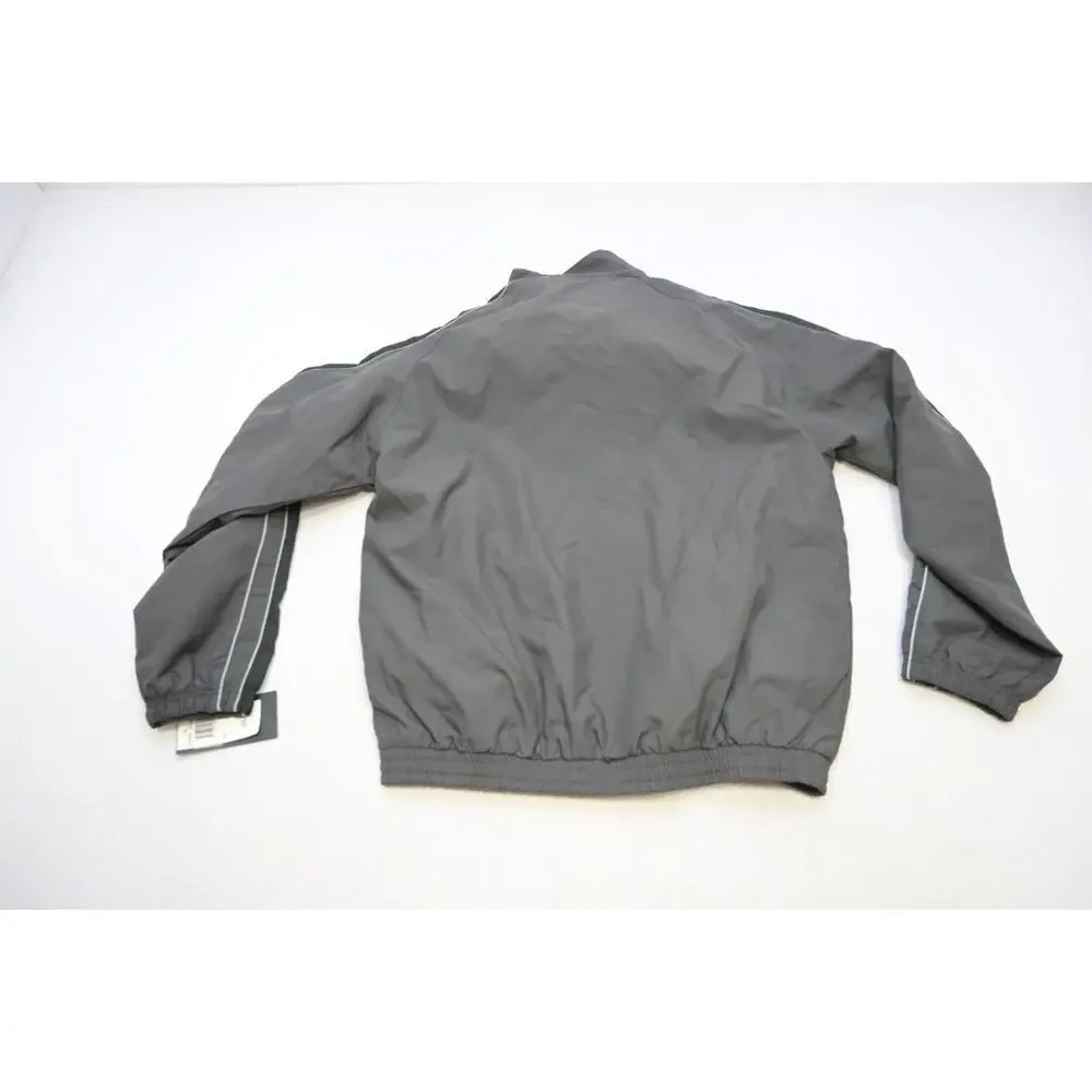 Weatherproof Windbreaker Microfiber Jacket Gray Long Sleeve Mens Size Medium NEW